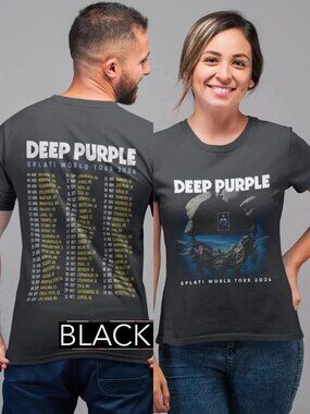 Deep Purple 2026 Concert Rock Music Tour Fan Gifts Unisex T-Shirt